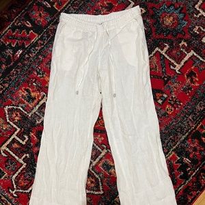 Tommy Bahama White Linen Pants